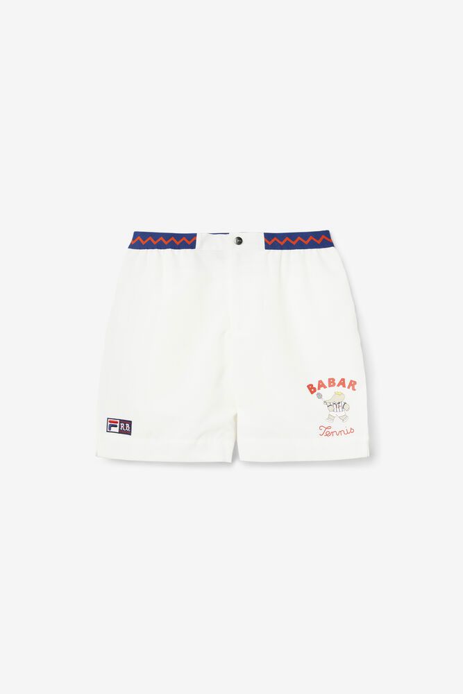 Fila Shorts X Rb Babar Marckus Mens White - India WNR-193075